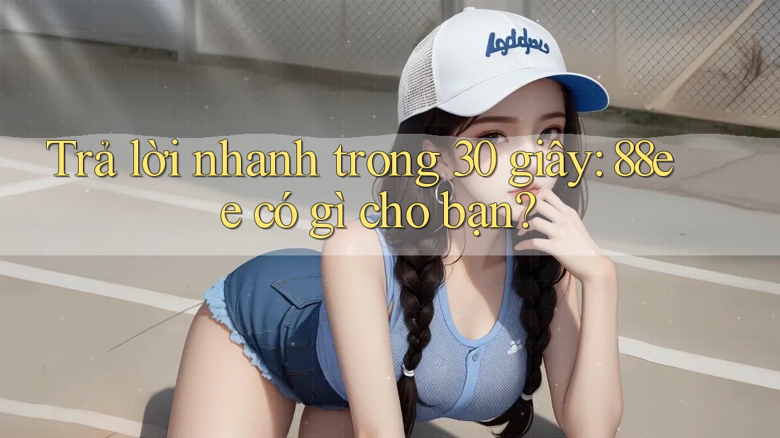 Trả lời nhanh trong 30 giây: 88ee có gì cho bạn? Trả lời nhanh trong 30 giây: 88ee có gì cho bạn?