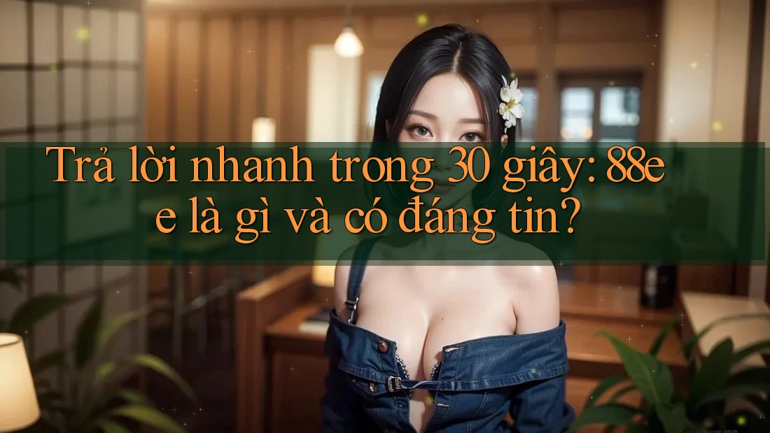 Trả lời nhanh trong 30 giây: 88ee là gì và có đáng tin?